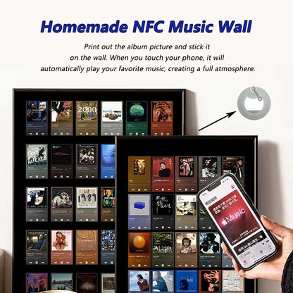 100Pcs/Lot NFC Lable Tag Sticker 13.56Mhz ISO14443A 213 Stickers Universal Lable Ntag213 RFID for All NFC Enabled Phones