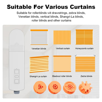 Smart Life Zigbee Roller Curtain Motor DIY Motorized Chain Roller Blinds Shade Shutter Drive with Remote Alexa Google Home Alice